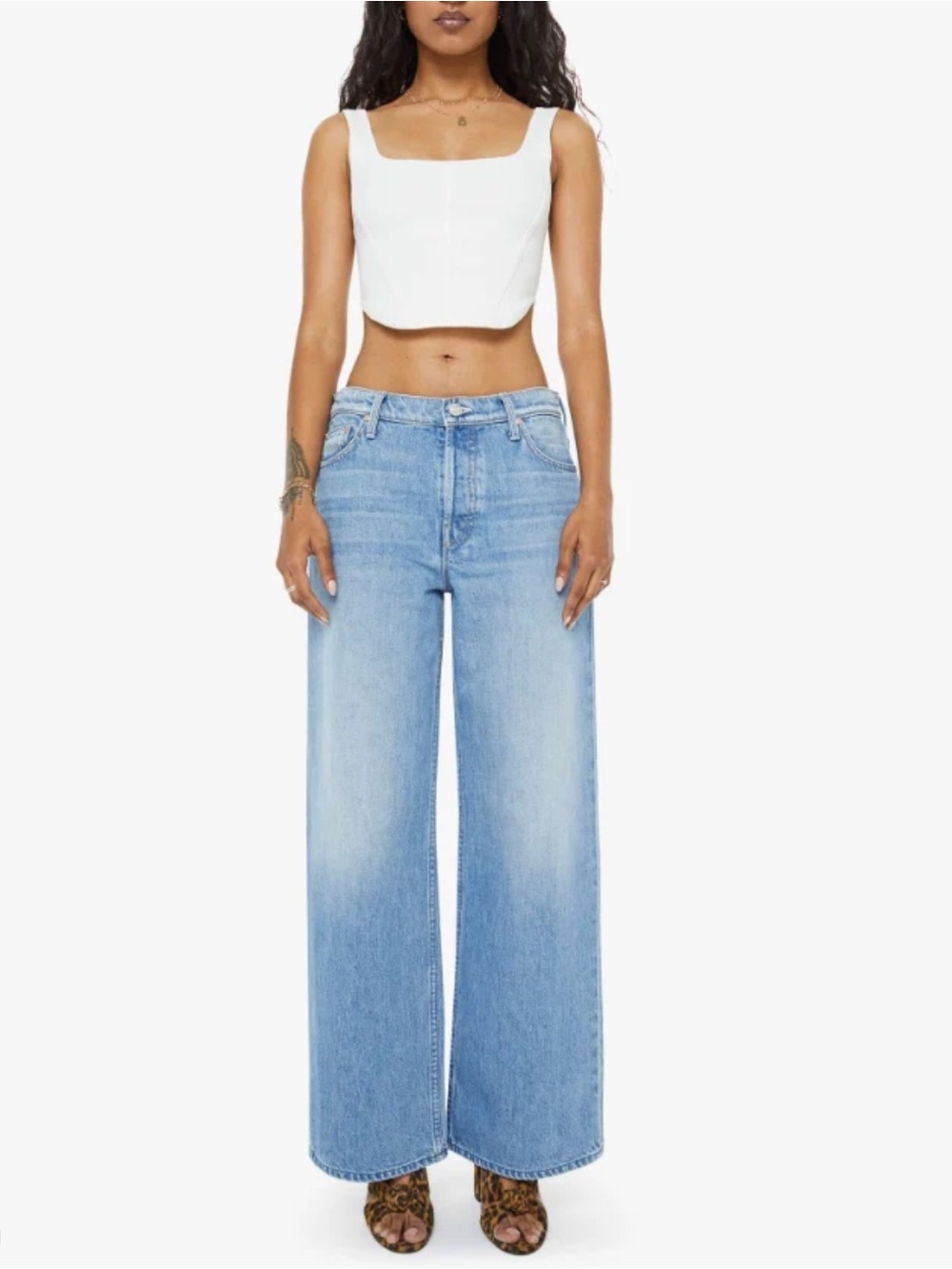 NWT Mother Denim Mother Superior The Rerun Zip Sneak-Last Bite